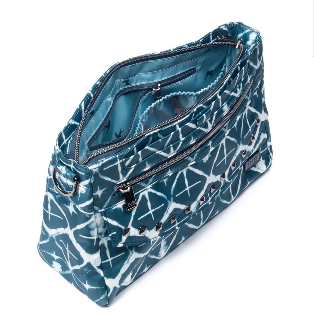 NWT Lug Pacer 2 Crossbody Bag in Diamond Navy - Picture 7 of 8